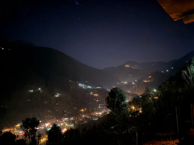 Valley view from café terrace